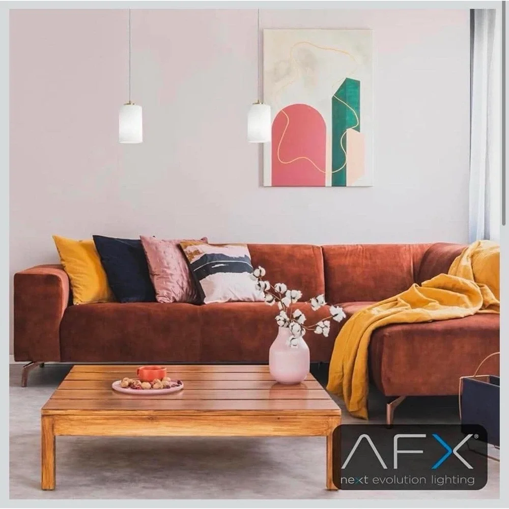 AFX Leop04mbsn Leo 6 Inch Pendant Light Requires E26‎ A19 Bulb 60watts Max